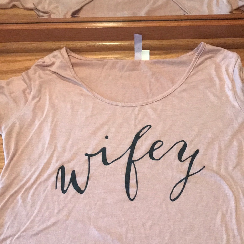 Pink wifey shirt